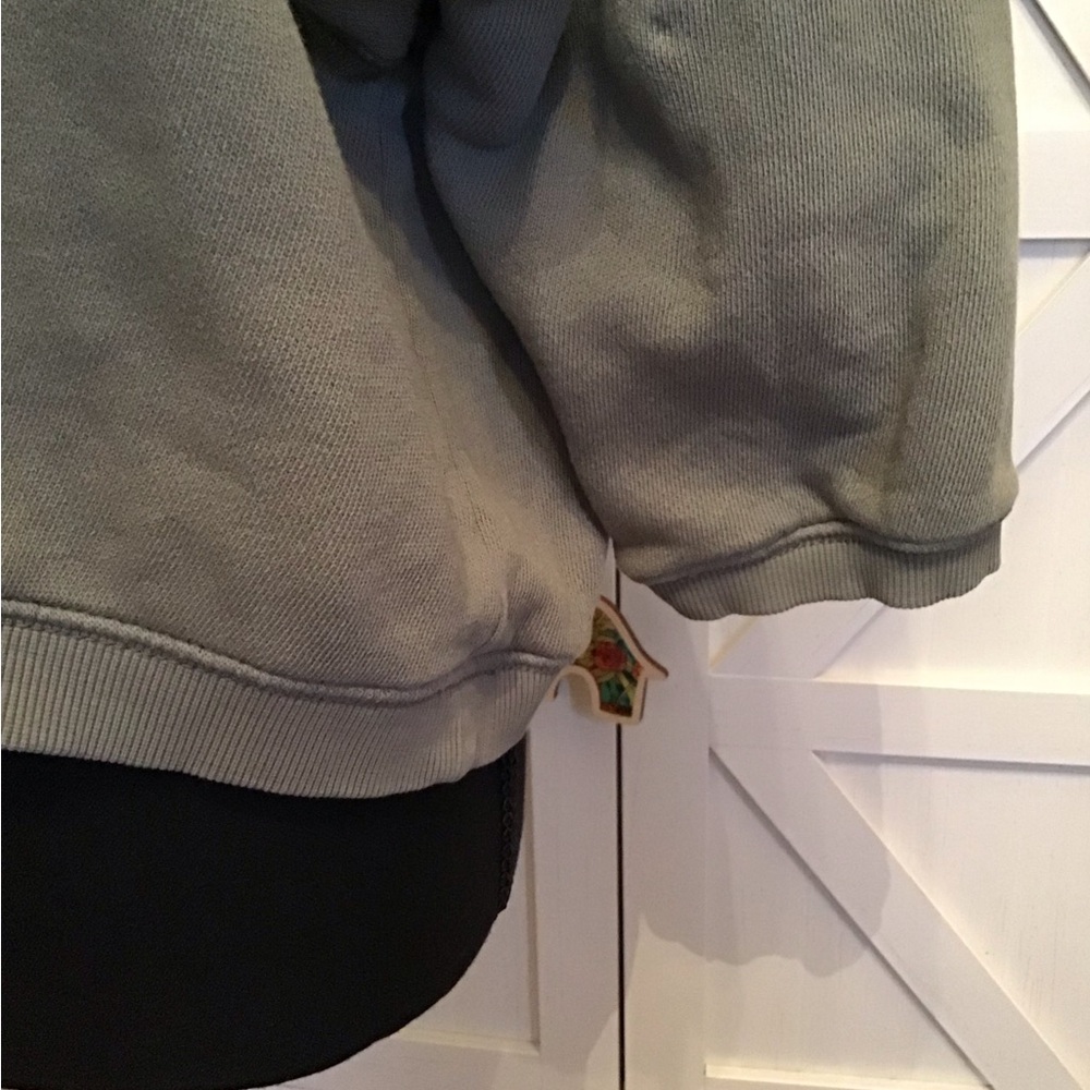 Women's Casual Olive Top - Picture 3 of 4